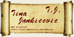 Tina Jankićević vizit kartica